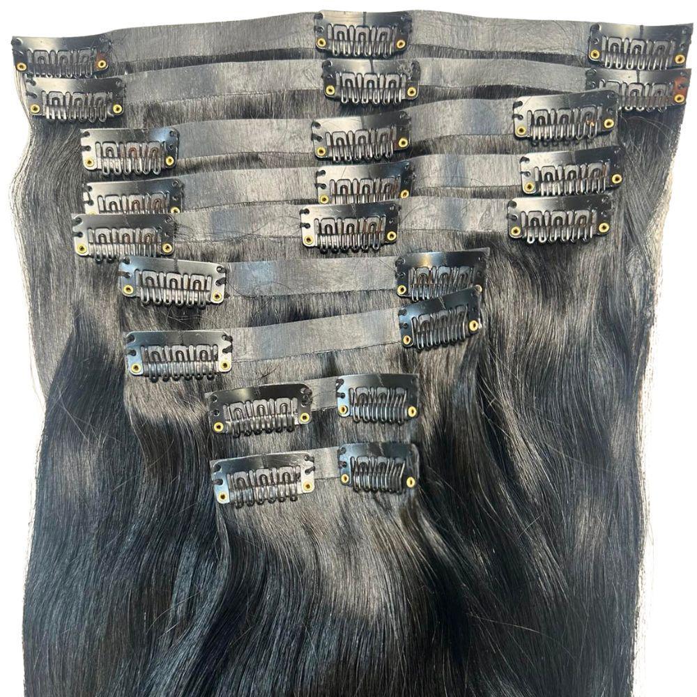 Jet Black Seamless Clip-In - Regality Hair & Beauty