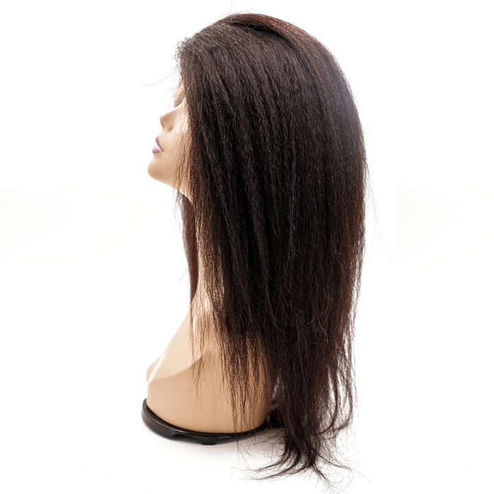 Kinky Straight Skin Polyurethane Medical Wig - Regality Hair & Beauty
