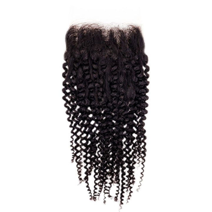 4x4 Afro Kinky Medium Brown Lace Closure - Regality Hair & Beauty