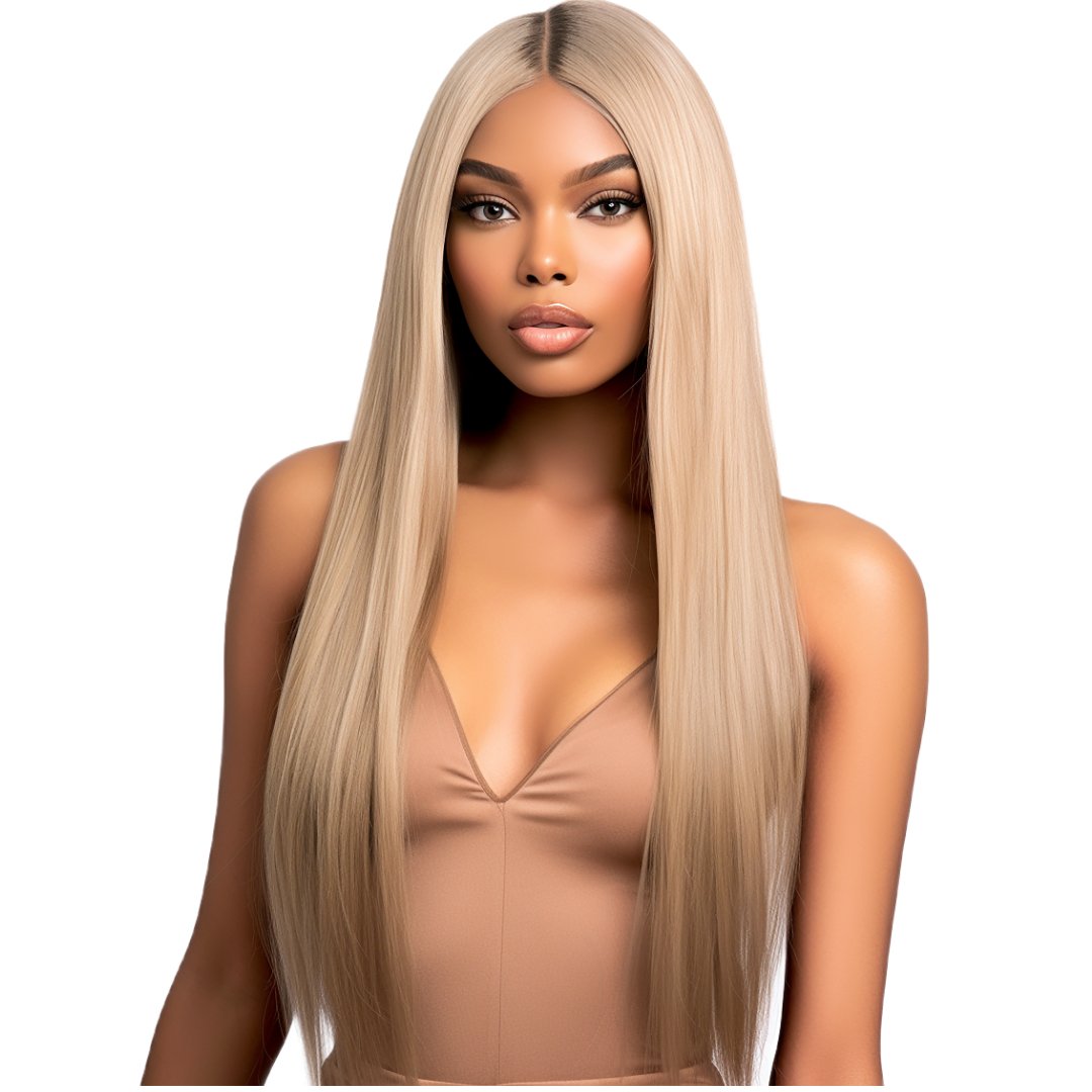 13x4 Brazilian Blonde Straight Lace Front Wig - Regality Hair & Beauty