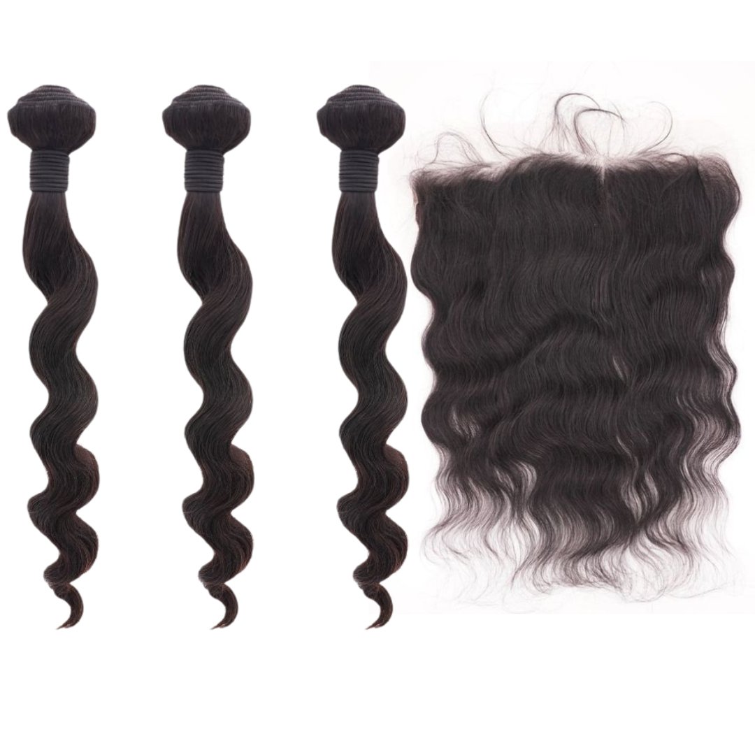 Brazilian Loose Wave 13x4 HD Bundle Deal