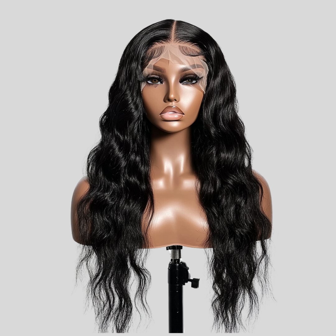 Custom Glueless Brazilian Raw Loose Wave HD Lace Frontal Wig