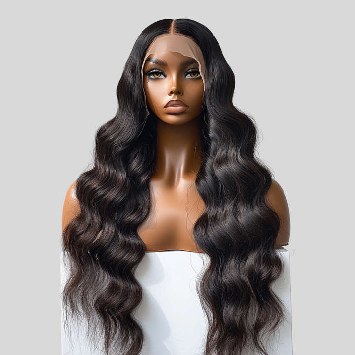 Custom Glueless Brazilian Raw Body Wave HD Lace Wig