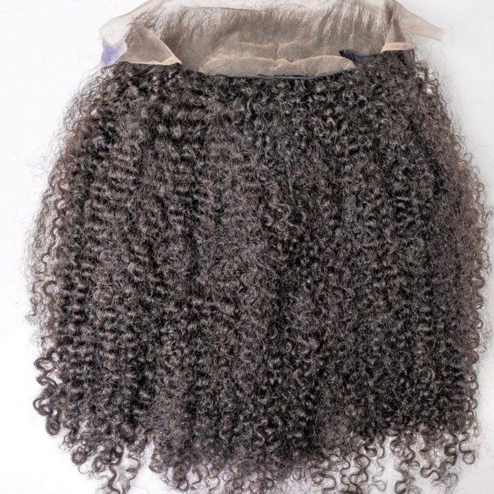 Custom Raw Burmese Kinky Curly Hair HD Lace Wig