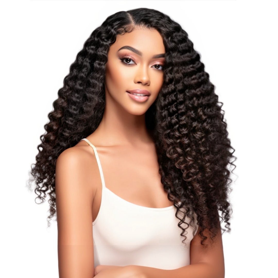 13x4 Brazilian Deep Wave Transparent Lace Front Wig - Regality Hair & Beauty