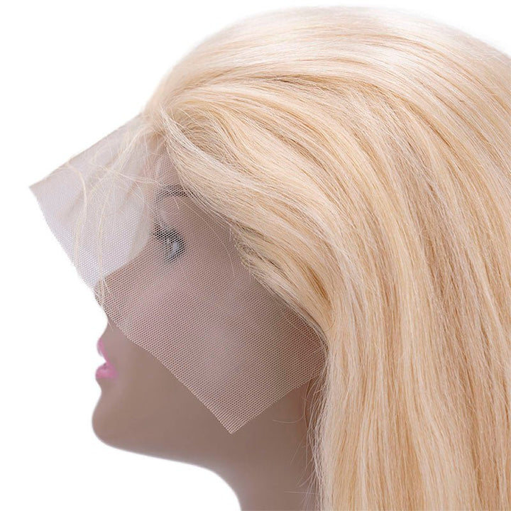 13x4 Brazilian Blonde Straight Lace Front Wig - Regality Hair & Beauty