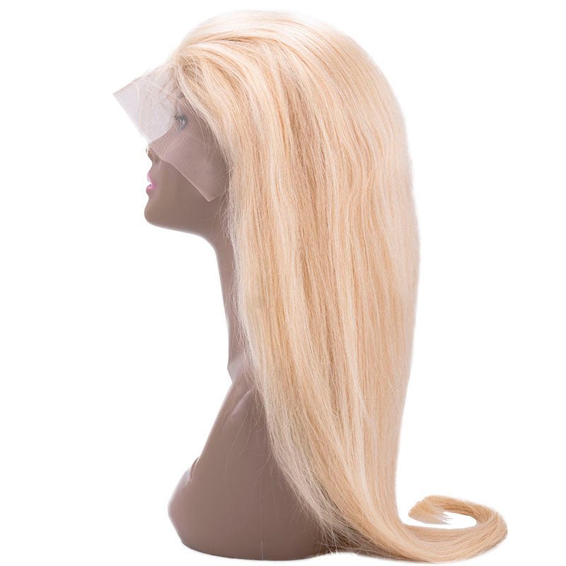 13x4 Brazilian Blonde Straight Lace Front Wig - Regality Hair & Beauty