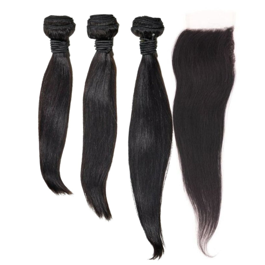 Brazilian Straight 5x5 HD Bundle Deal - Regality Hair & Beauty