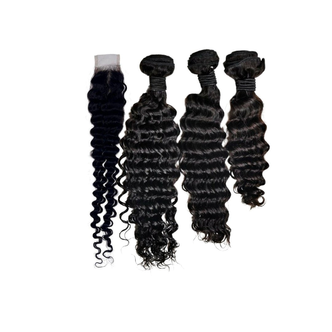 Brazilian Deep Wave 2x6 HD Bundle Deal - Regality Hair & Beauty