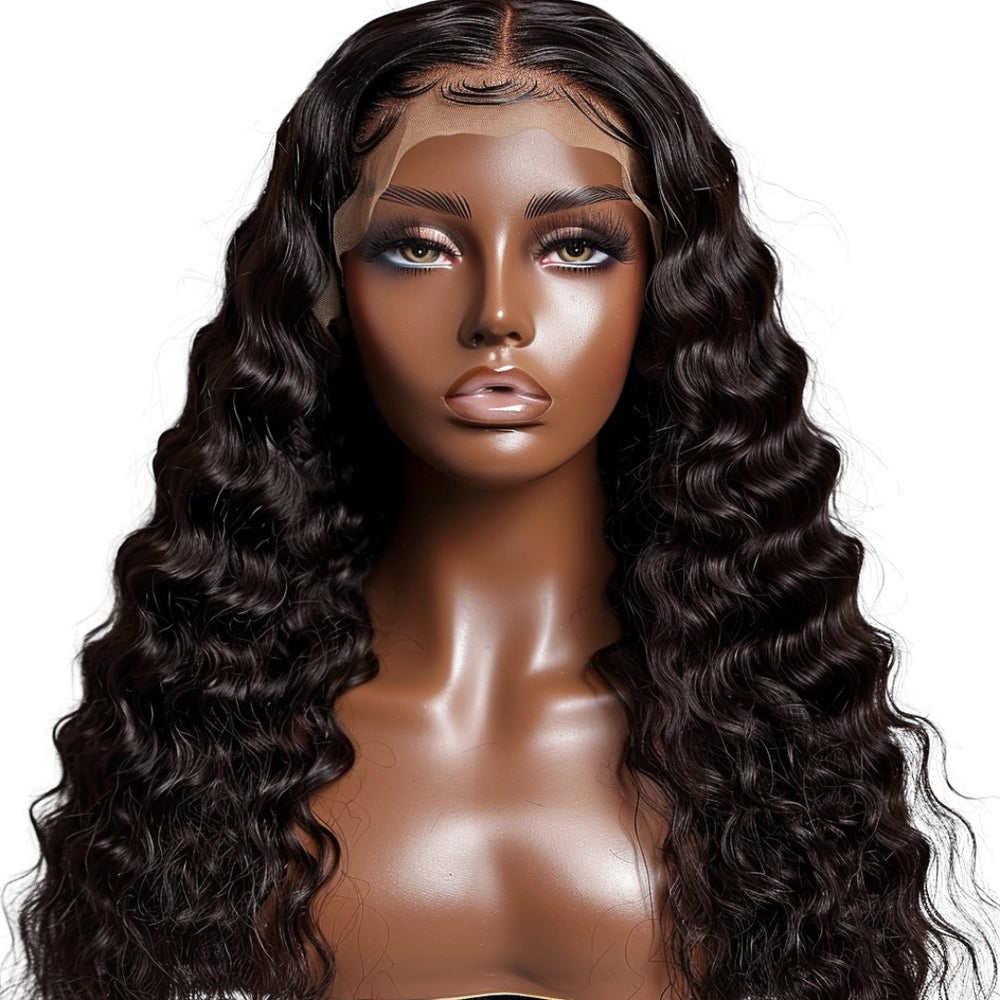 Custom Brazilian Raw Virgin Deep Wave HD Lace Frontal Wig - Regality Hair & Beauty