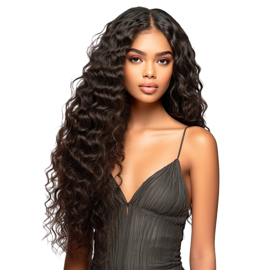 Custom Glueless Brazilian Raw Virgin Loose Wave HD Lace Frontal Wig - Regality Hair & Beauty