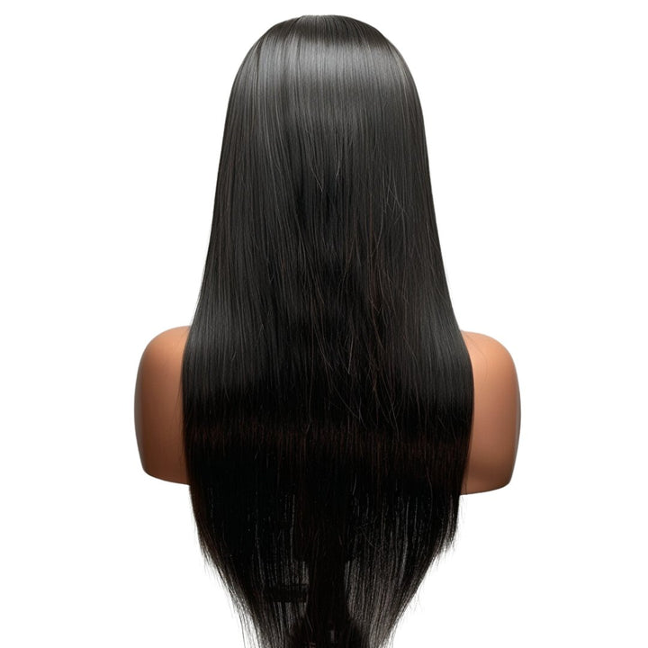 Custom Glueless Brazilian Raw Virgin Straight HD Lace Frontal Wig - Regality Hair & Beauty