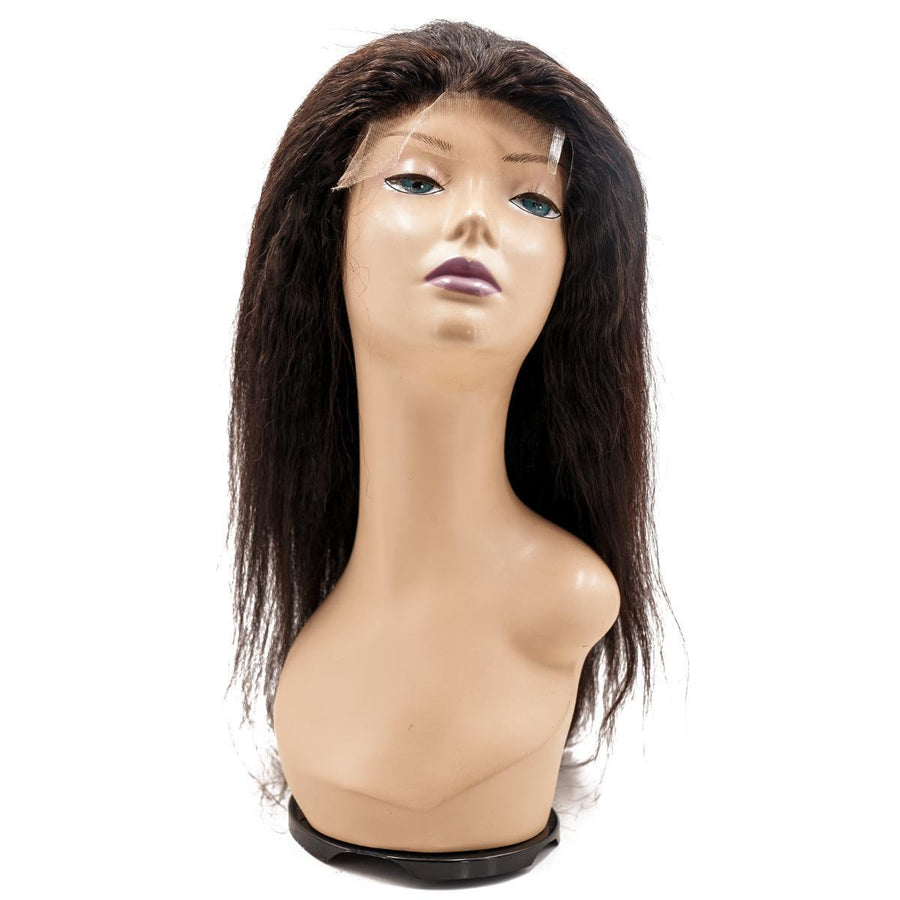 Kinky Straight Fine Mono Base Medical Wig - Regality Hair & Beauty