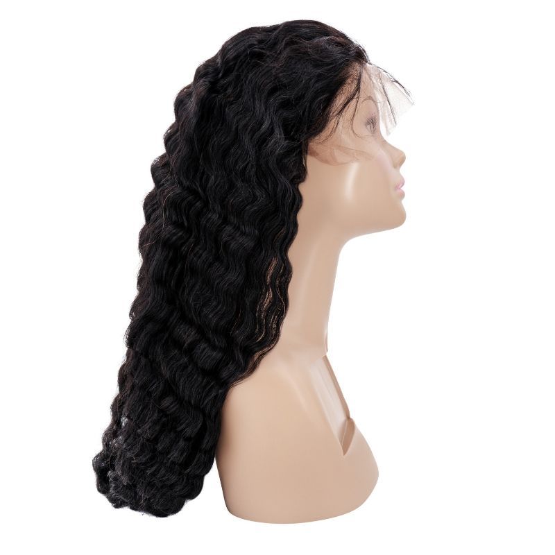 13x4 Brazilian Deep Wave Transparent Lace Front Wig - Regality Hair & Beauty