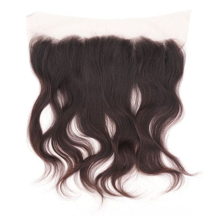 13x4 Raw Indian Wavy Transparent Frontal - Regality Hair & Beauty