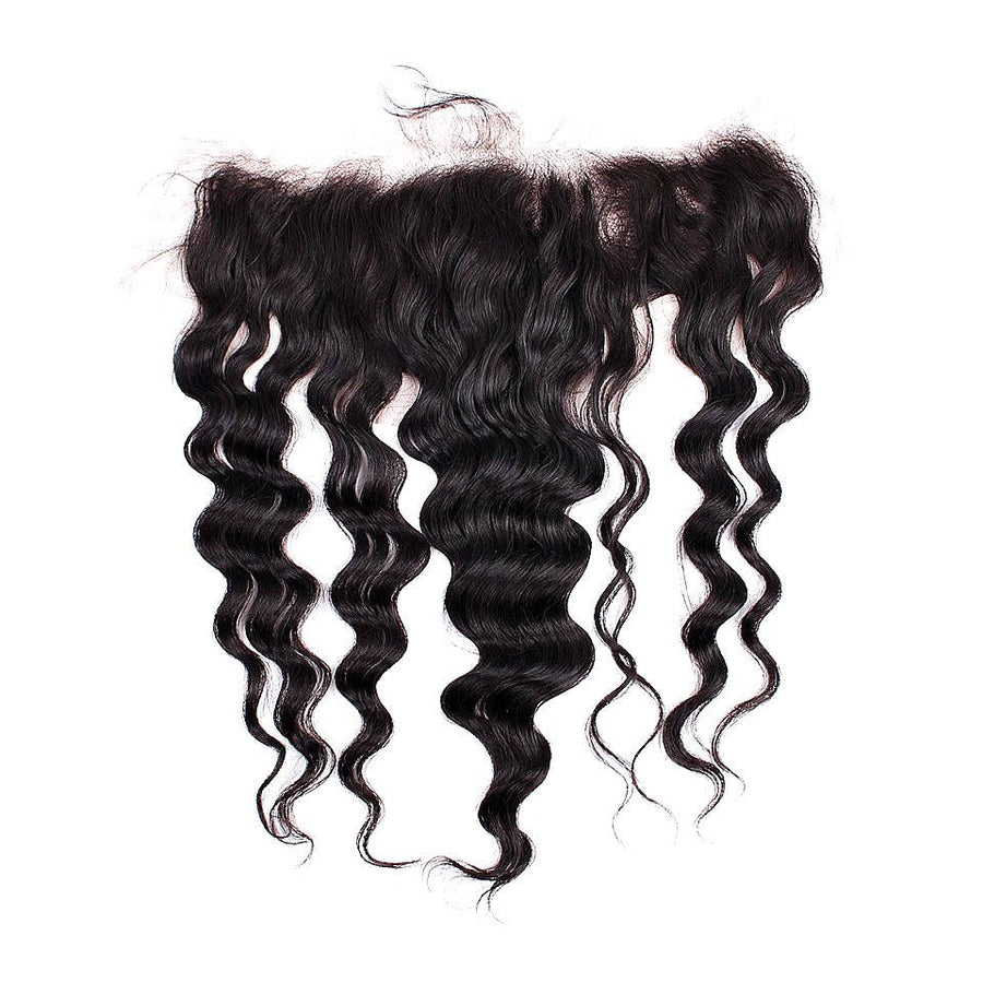 13x4 Brazilian Loose Wave Transparent Frontal - Regality Hair & Beauty