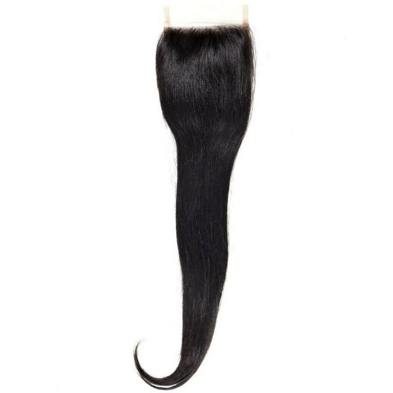 4x4 Brazilian Silky Straight Transparent Closure - Regality Hair & Beauty