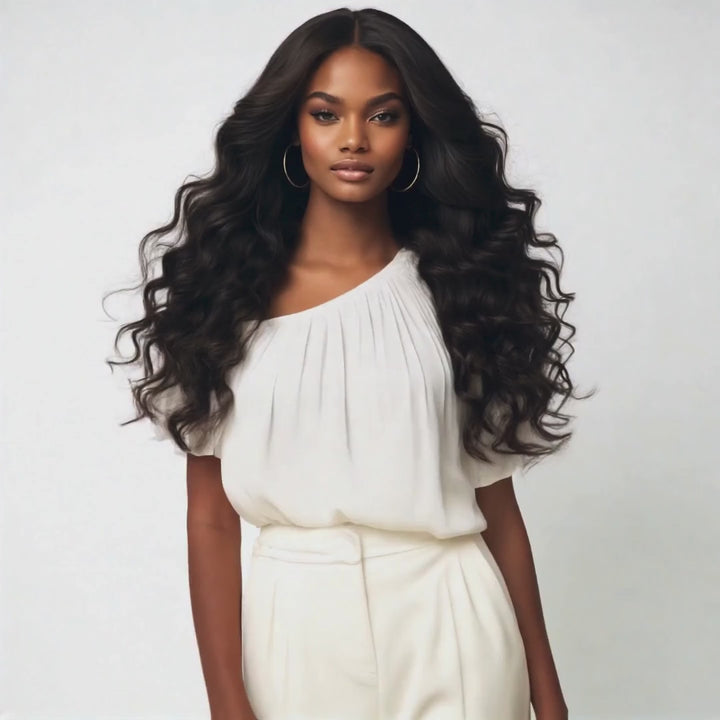 Custom Raw Cambodian Natural Wavy HD Lace Wig