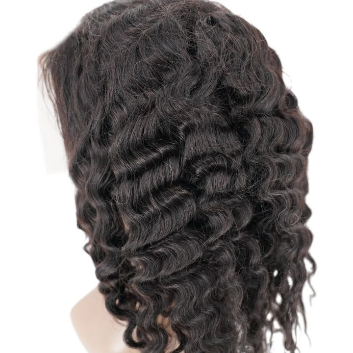 13x4 Brazilian Deep Wave Transparent Lace Front Wig - Regality Hair & Beauty