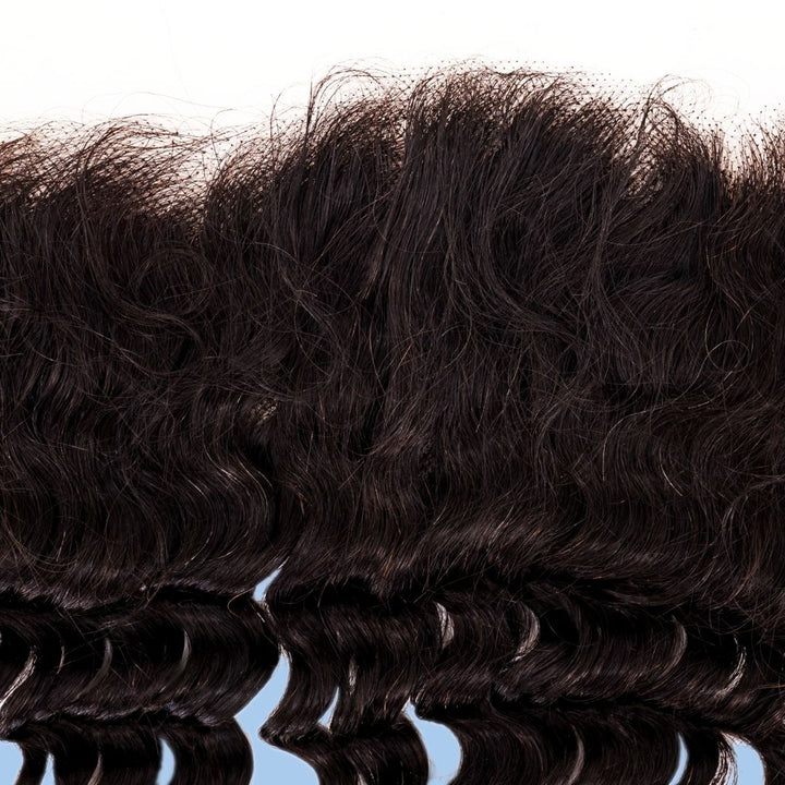 13x4 Brazilian Deep Wave Transparent Frontal - Regality Hair & Beauty