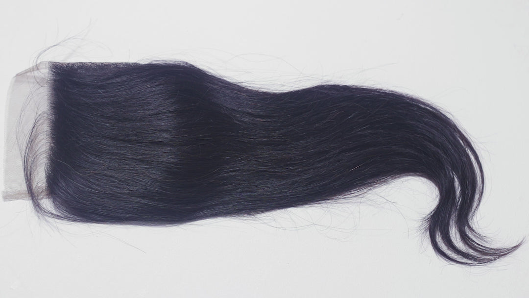 5x5 Brazilian Silky Straight HD Lace Closure